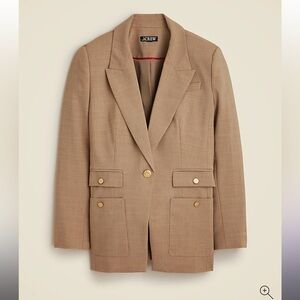 J crew Vivienne blazer in Italian bi-stretch wool blend